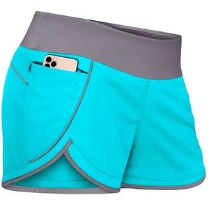 Fulbelle womens running shorts with pockets
